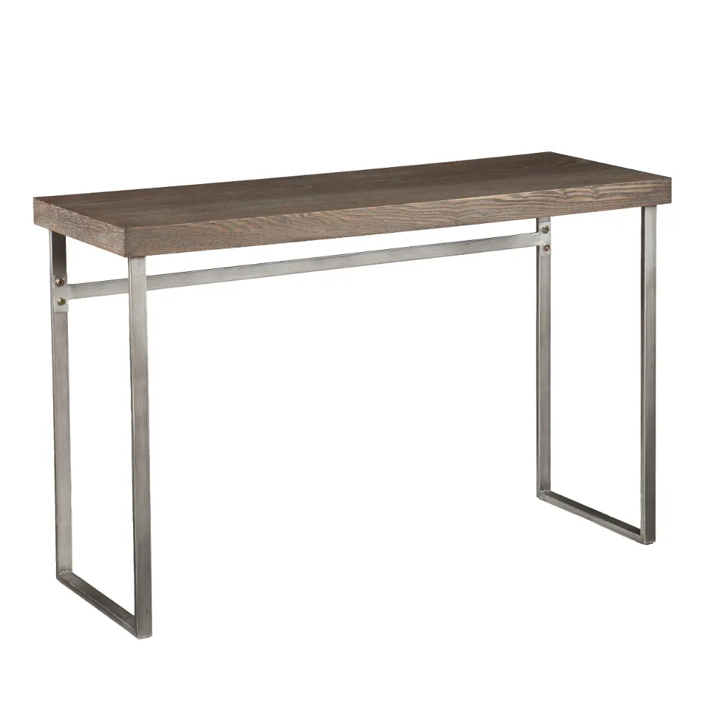 CM4043 Nolan Brown & Silver Console Table-1