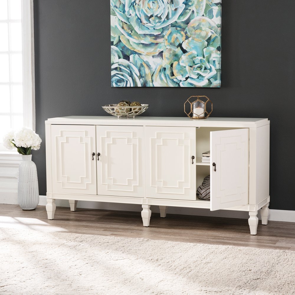 Tropman Antique White Accent Cabinet