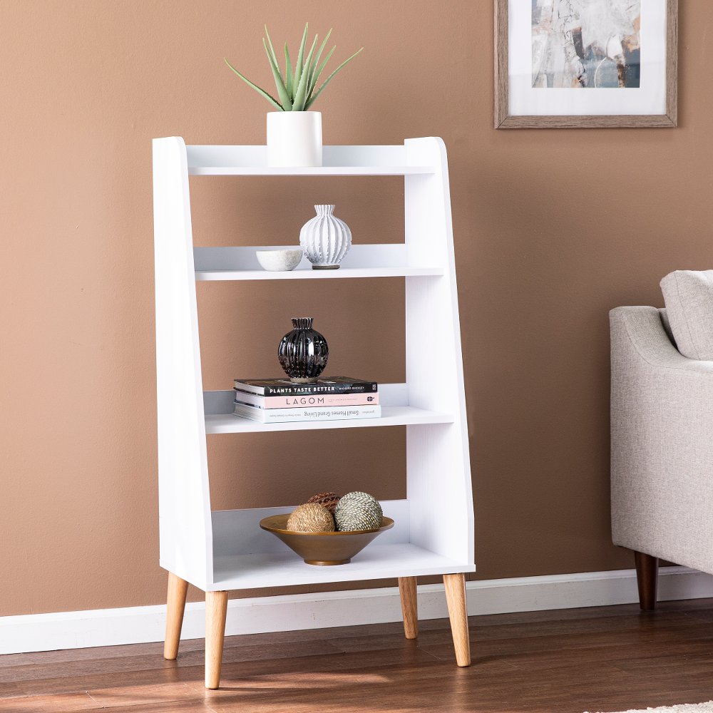 113257820 Berritza Small White Bookshelf sku 113257820