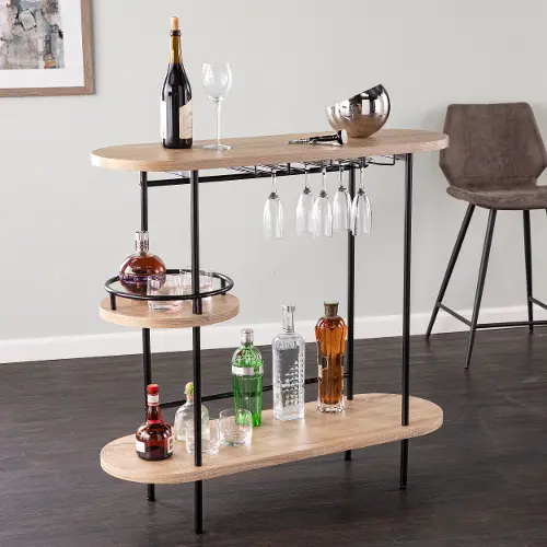 Orlando Sand and Black Counter Height Dining Table | RC Willey Orlando Sand and Black Counter Height Dining Table | RC Willey