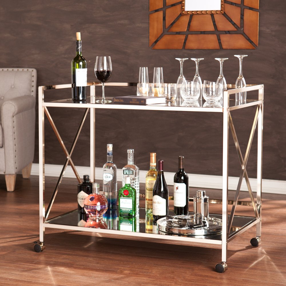 113258127 Maxton Gold Bar Cart sku 113258127