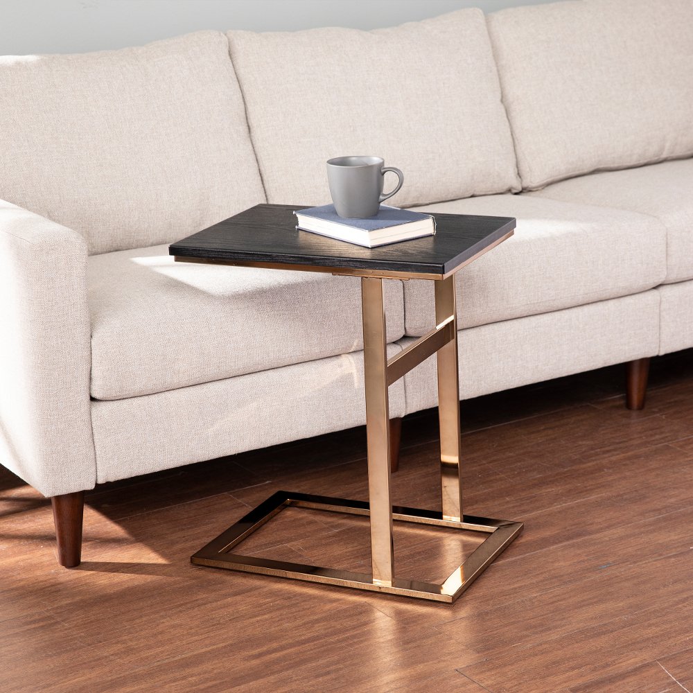 113258402 Rindland Black & Gold Small C-Table sku 113258402