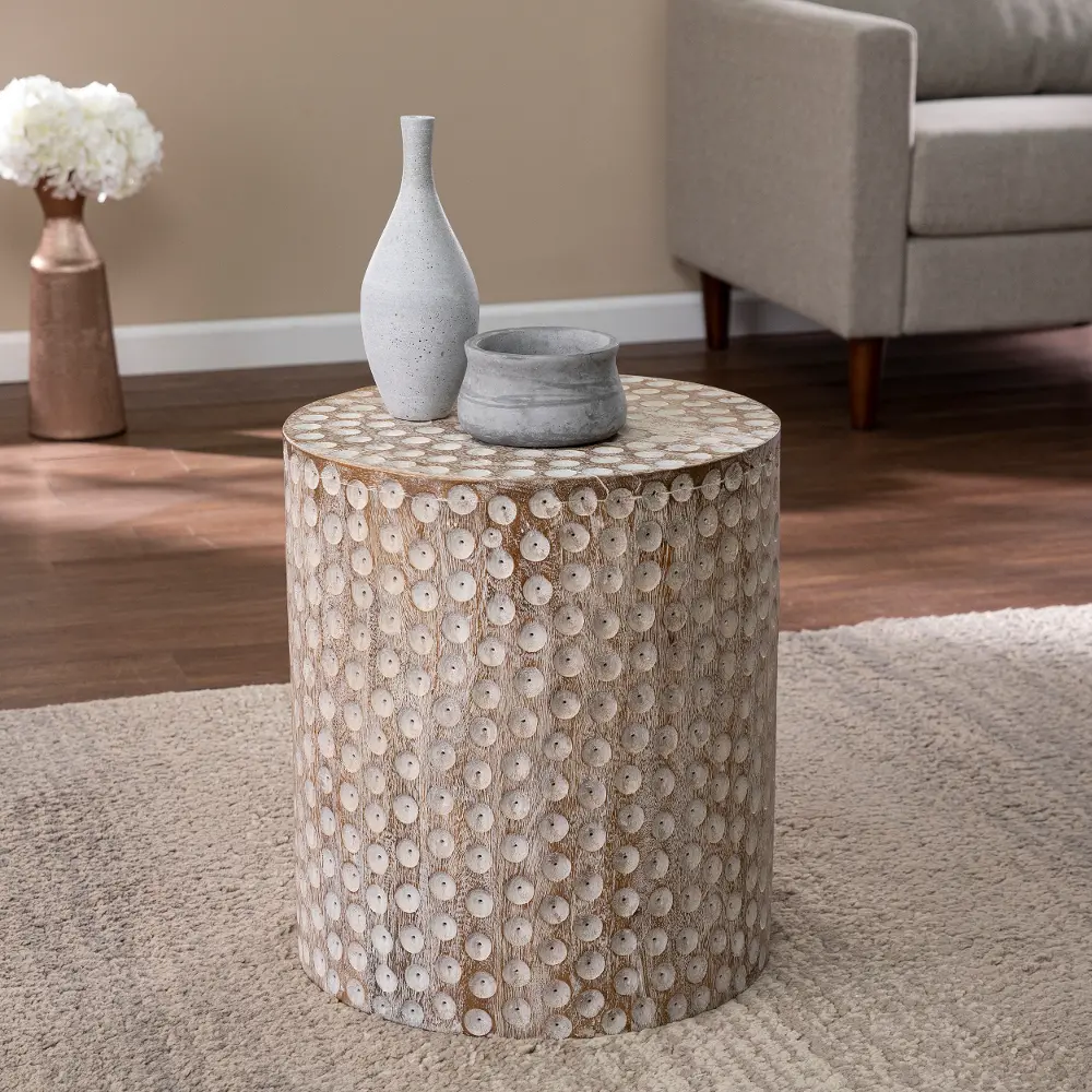 OC1097106 Campti White-Wash Round Accent Table-2