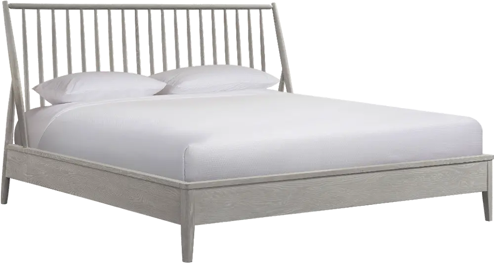 Bayside White King Bed-1