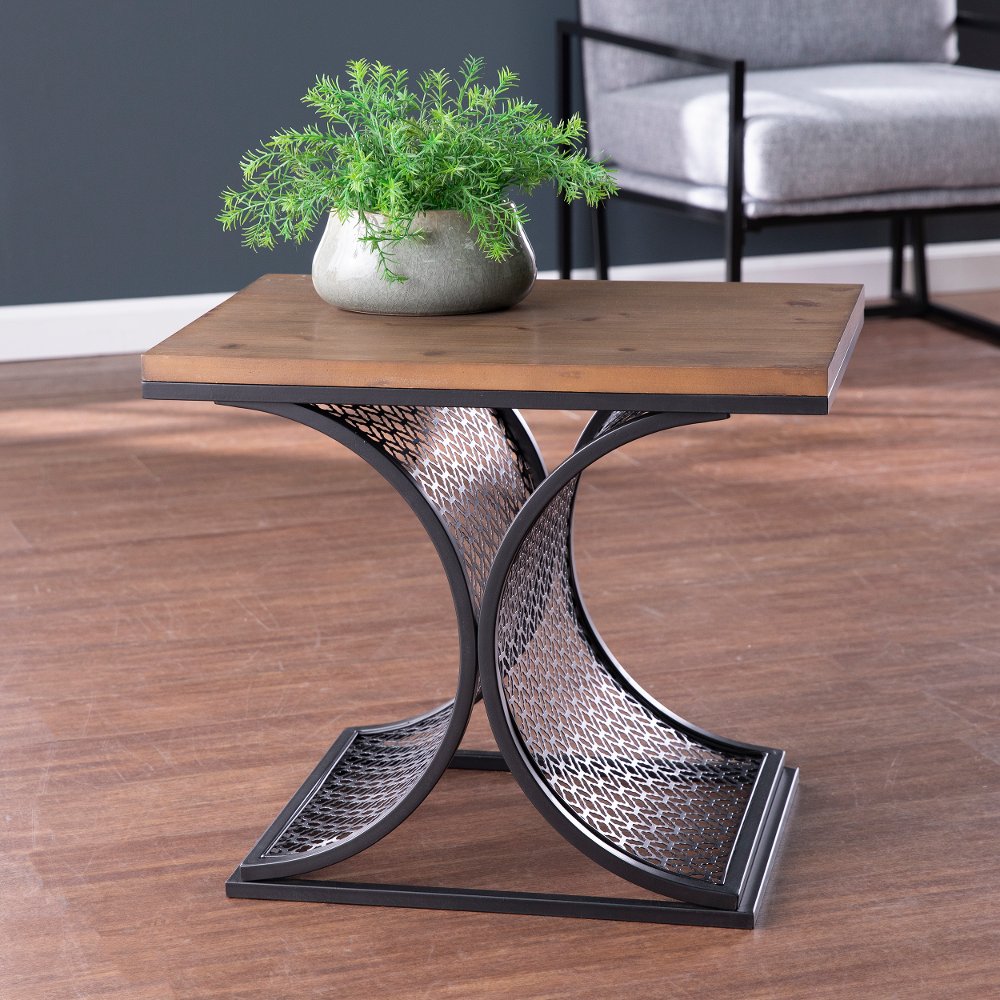 113258674 Chapnily Two-Tone Accent Table sku 113258674