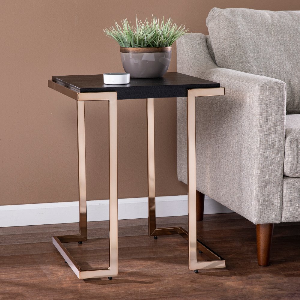 113258739 Holly & Martin Barcia Black Side Table sku 113258739