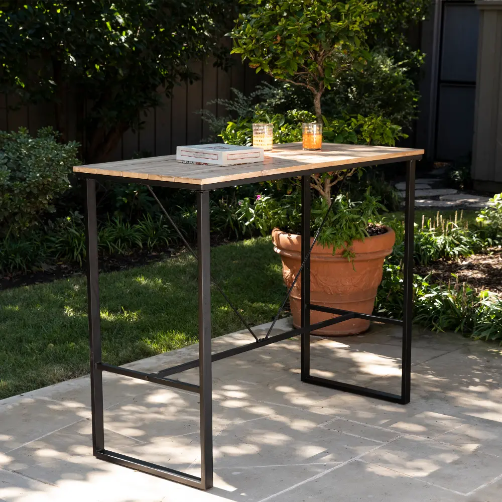 OD1083029 Venallo Indoor/Outdoor Light Brown Pub Table-2