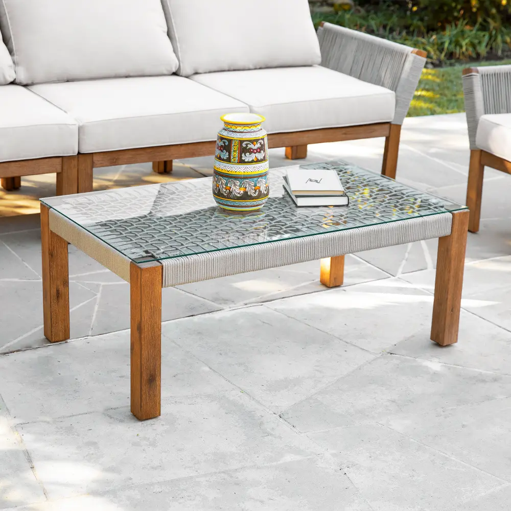 OD1089300 Brendina Outdoor Glass-Top Coffee Table-1