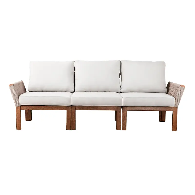 Brendina Beige Outdoor Sofa