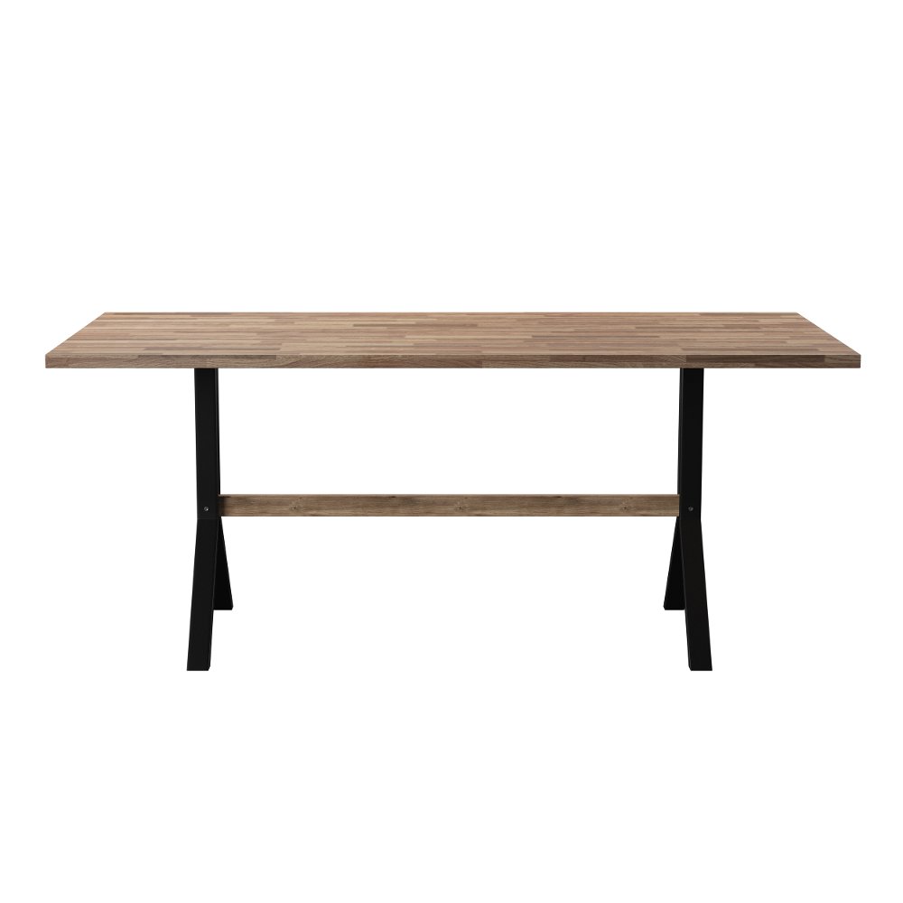 Standlake Natural Wood Slatted Outdoor Dining Table