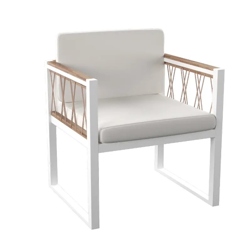 Wallmond White Cushioned Outdoor Chairs, Set of 2