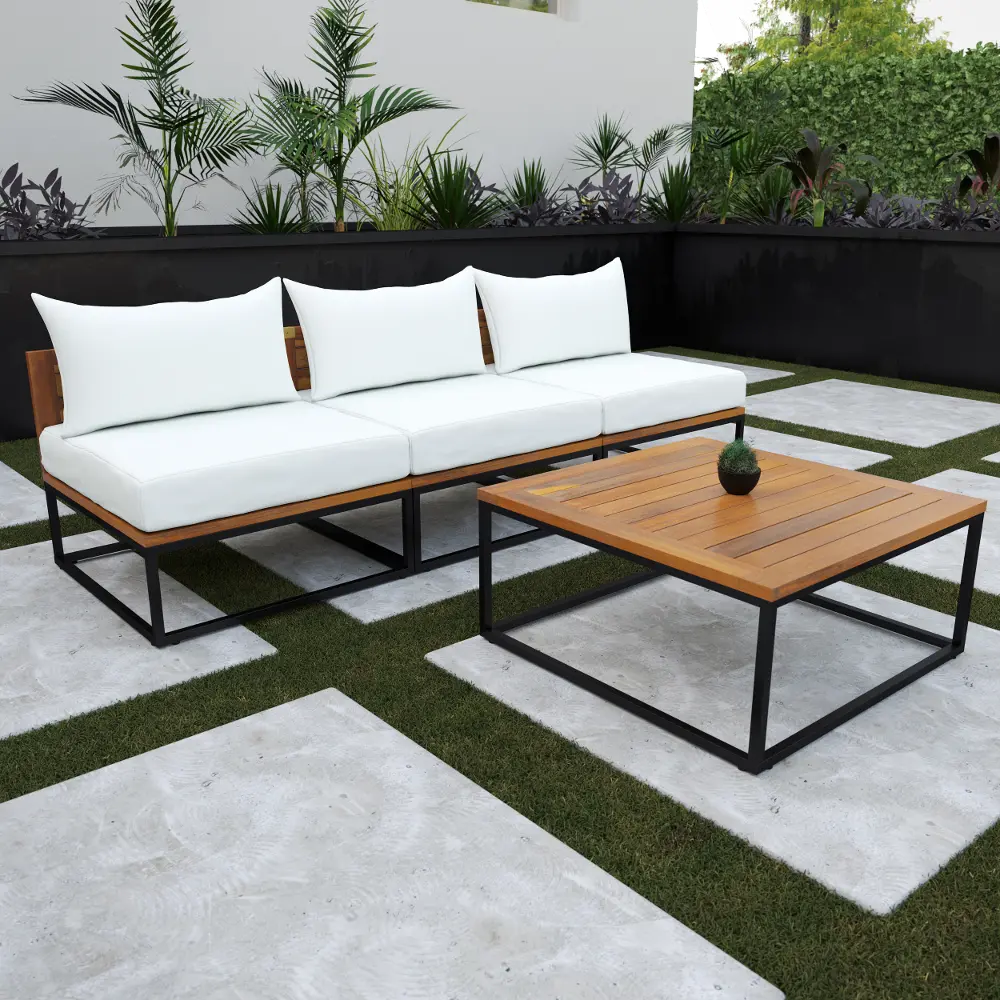 OD11721CS Taradale Outdoor Coffee Table and Modular Sofa Set-2