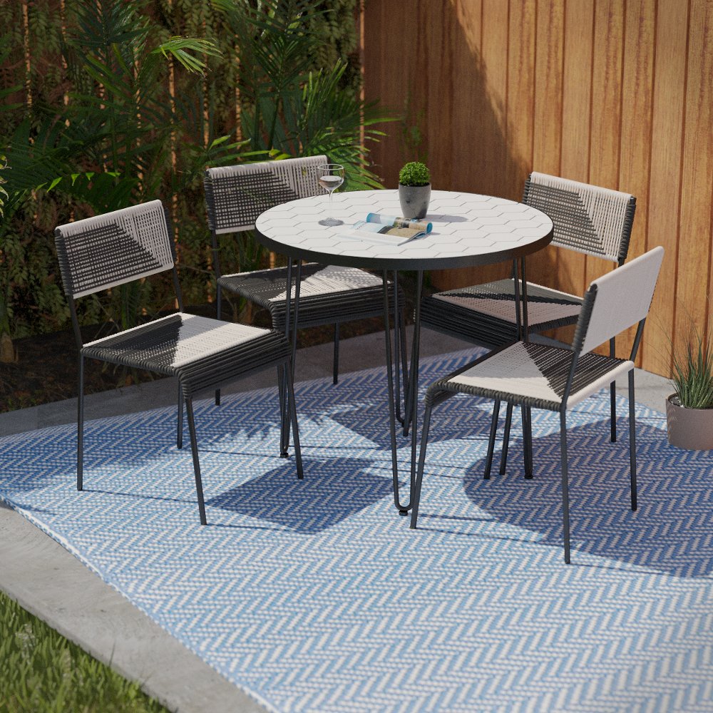 Watkindale Outdoor Bistro Dining 5pc Set