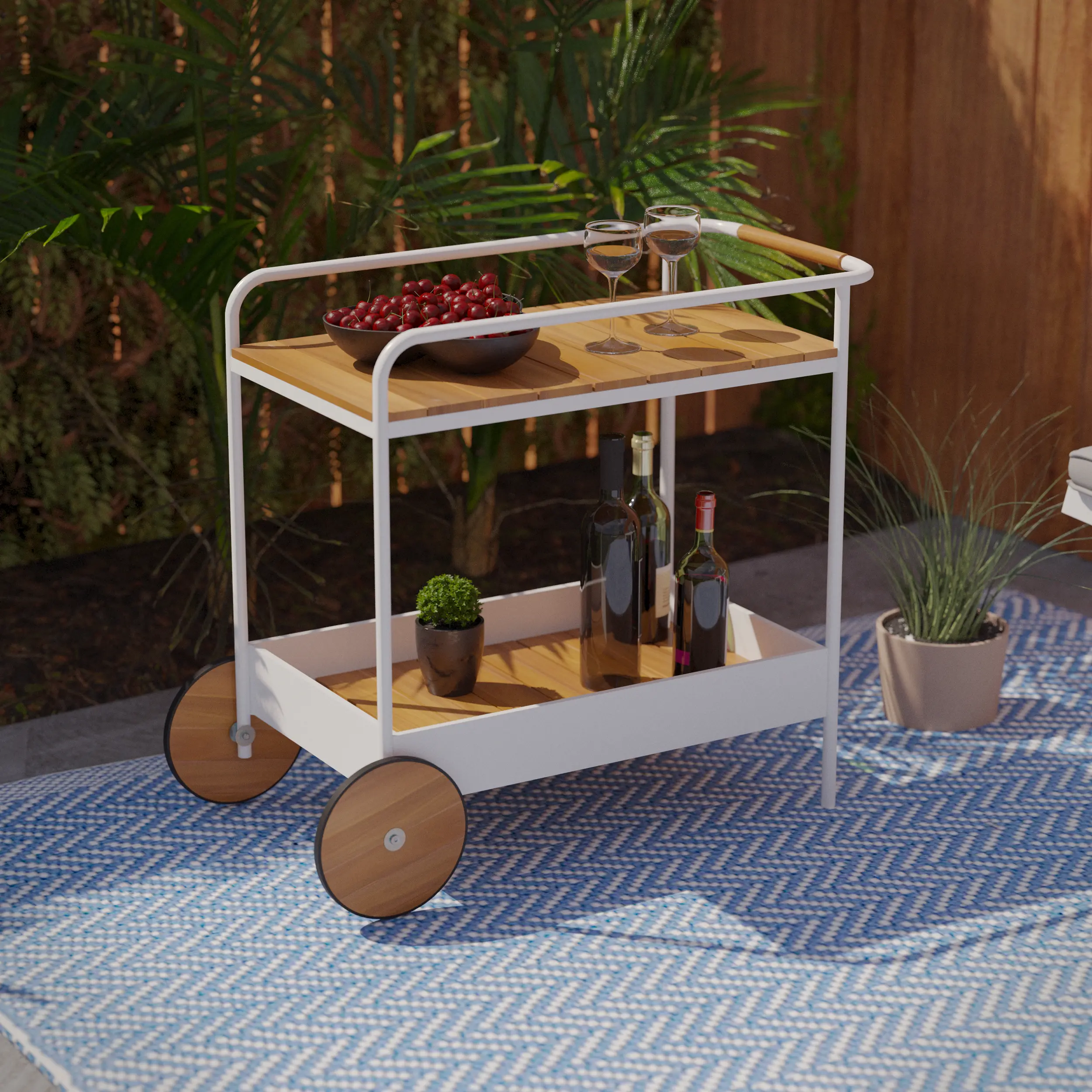 Randburg Outdoor Bar Cart