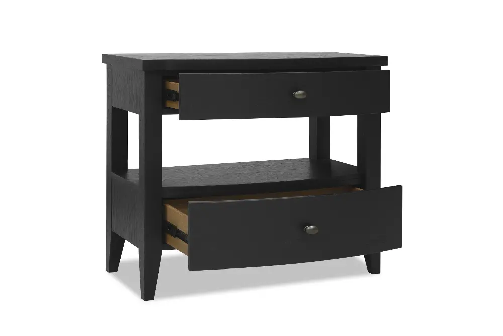 Monticello Black Nightstand-1