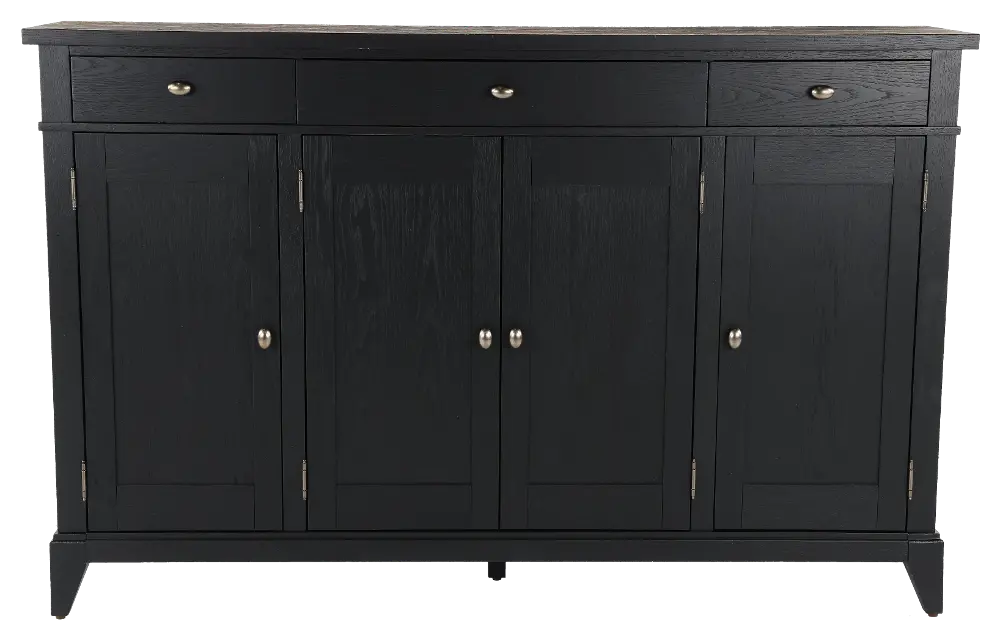Macon Black Credenza-1