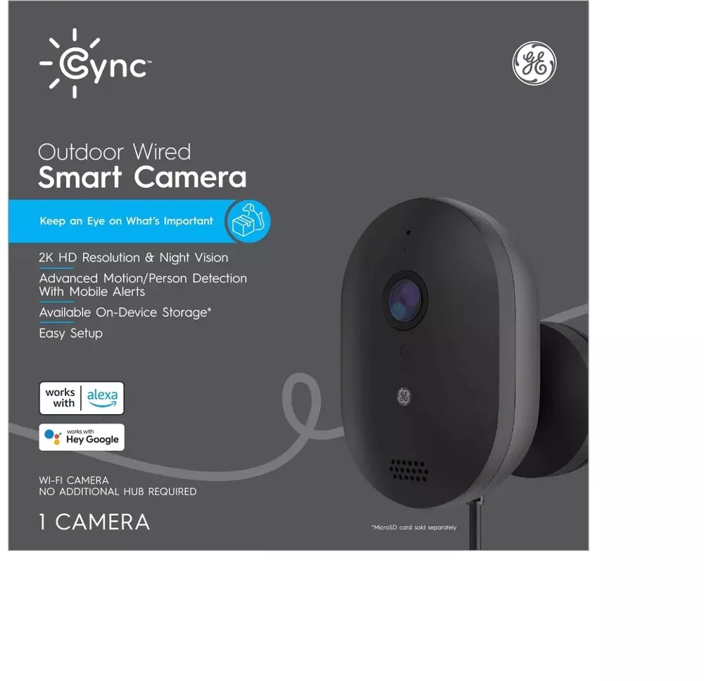 GE Cync Outdoor 1-Camera 2K Security Camera System-1