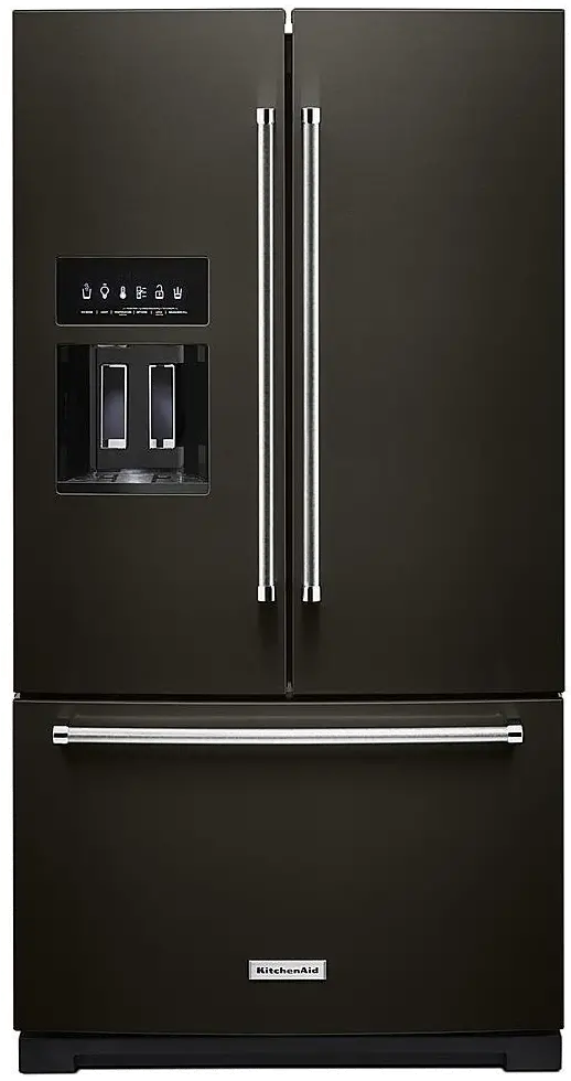 KitchenAid 26.8-cu ft French Door Refrigerator with Ice Maker (White)  ENERGY STAR in the French Door Refrigerators department at