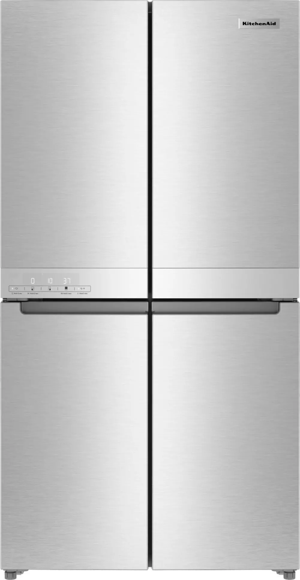KRQC506MPS Ktichenaid 19.4 Cu Ft 4-Door Flex Refrigerator - Counter Depth Stainless Steel-1