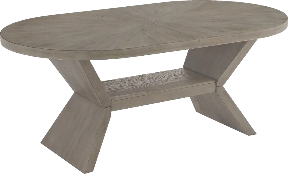 Elliston Weathered Gray Oval Dining Table-1