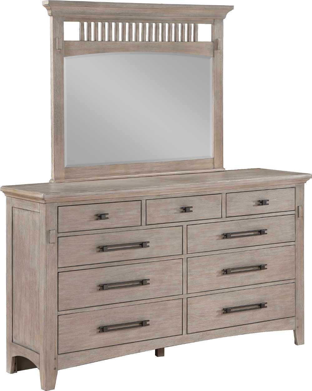 Oaken Taupe Dresser