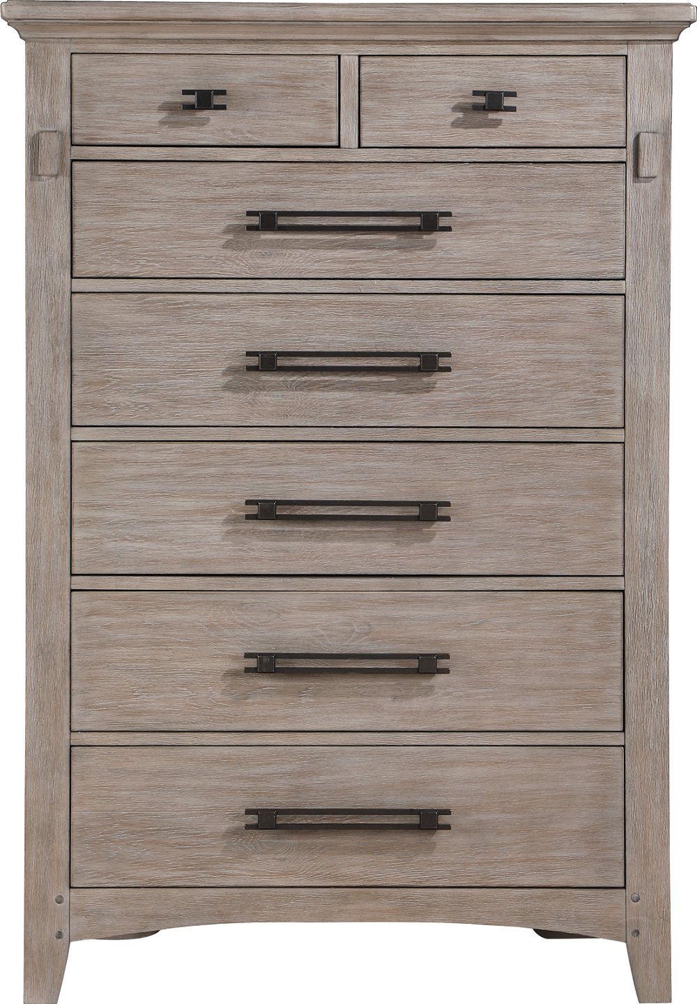Oaken Taupe Chest of Drawers