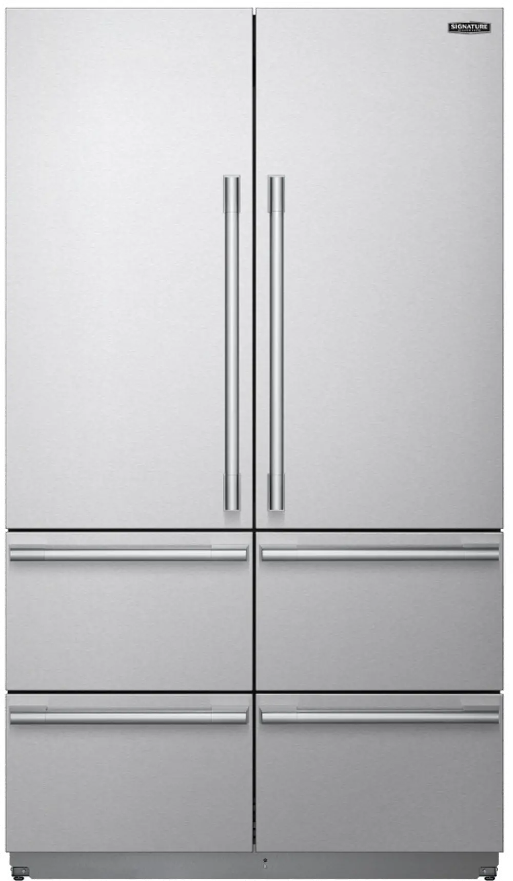 LG Signature Kitchen Suite 26 cu ft French Door Refrigerator - Built-In Counter Depth Stainless Steel-1