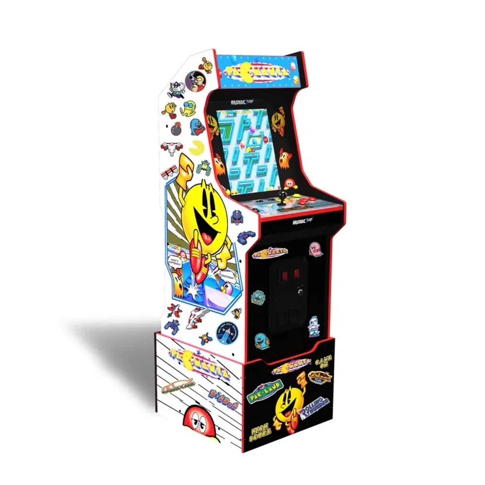 PAC-A-305010 Arcade1Up PacMan Customizable Arcade Featuring Pac-Mania (Includes 14 Games & 100 Bonus Stickers)-1