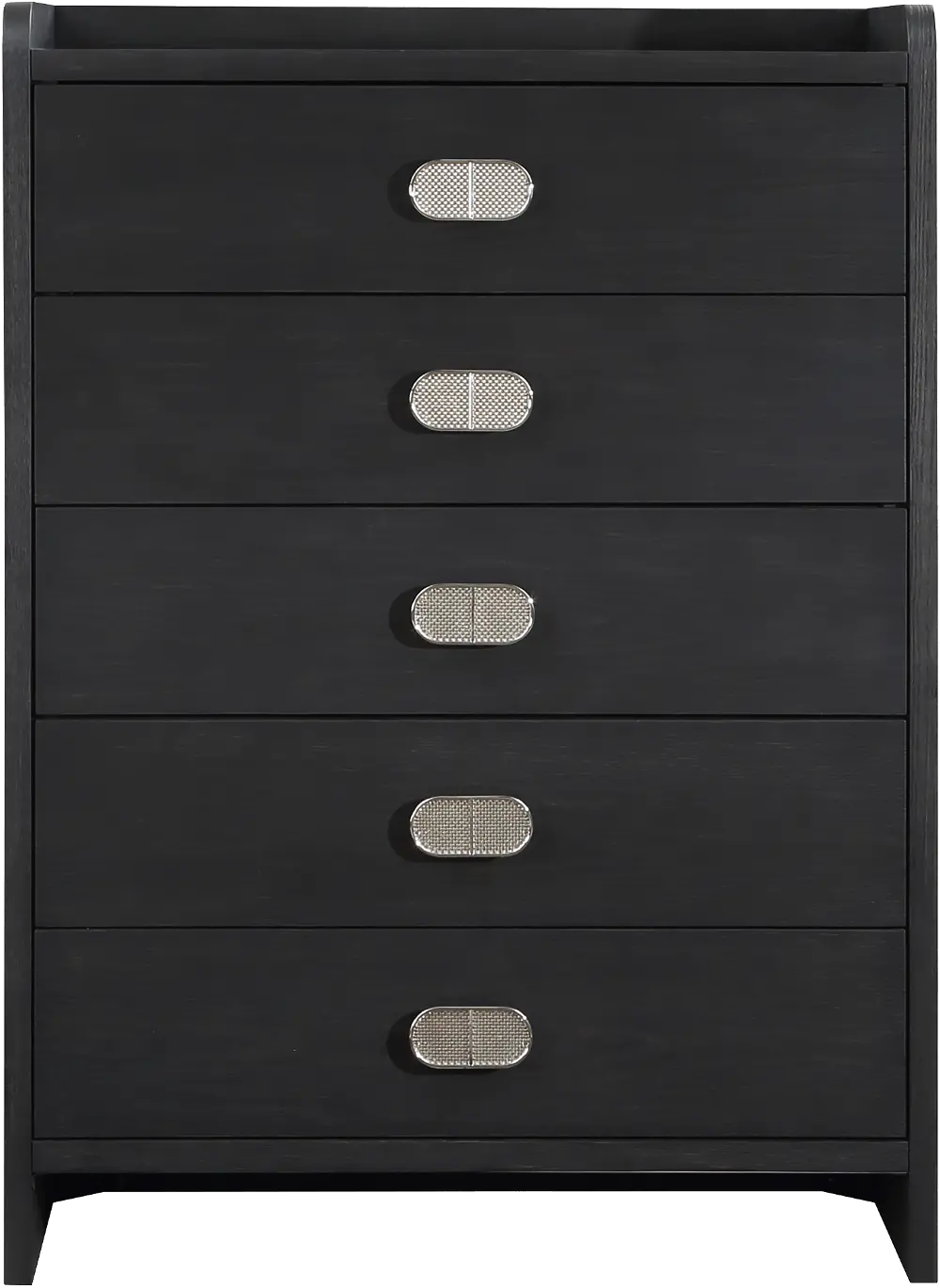 Kendell Black Chest of Drawers-1