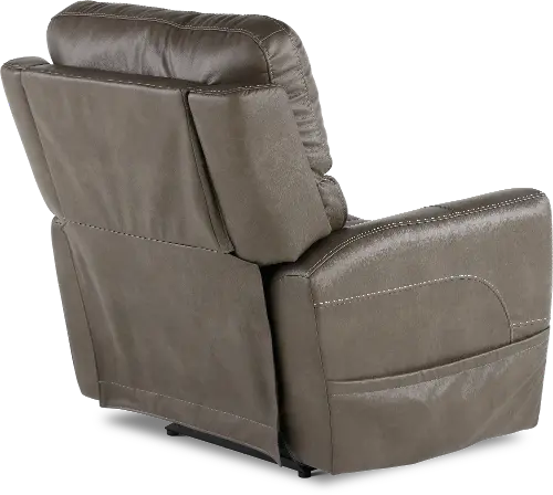 Damon Smoke Gray Power Recliner with Heat and Massage RC Willey