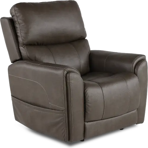 Damon Power Reclining Sofa - Stonewash Gunmetal Damon Power Reclining Sofa - Stonewash Gunmetal