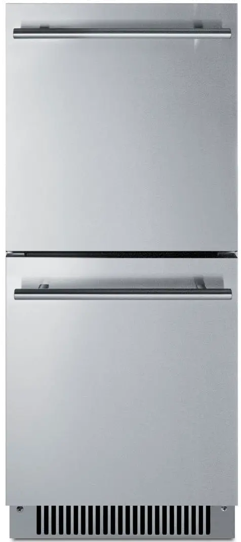 Photos - Fridge Summit Appliance  15" Wide 2-Drawer Refrigerator ADRD15 