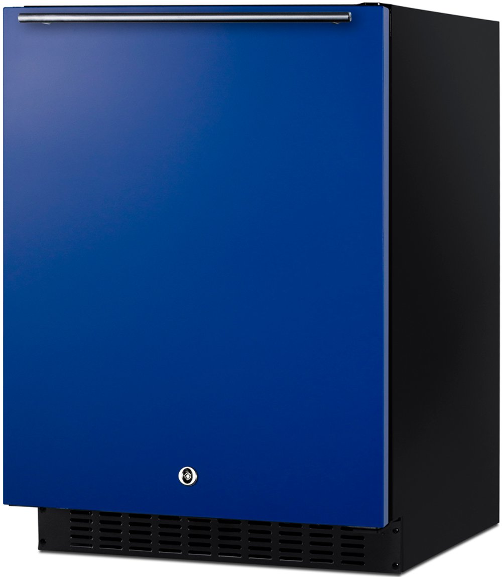 Photos - Fridge Summit Appliance  24" Wide Built-In Compact Refrigerator - Blue ASDS 