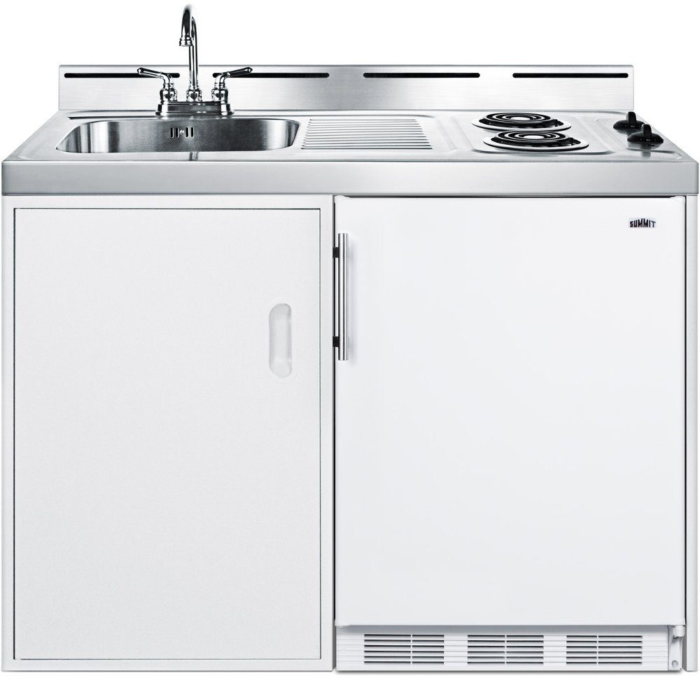 Summit 48 Wide All-In-One Kitchenette - White