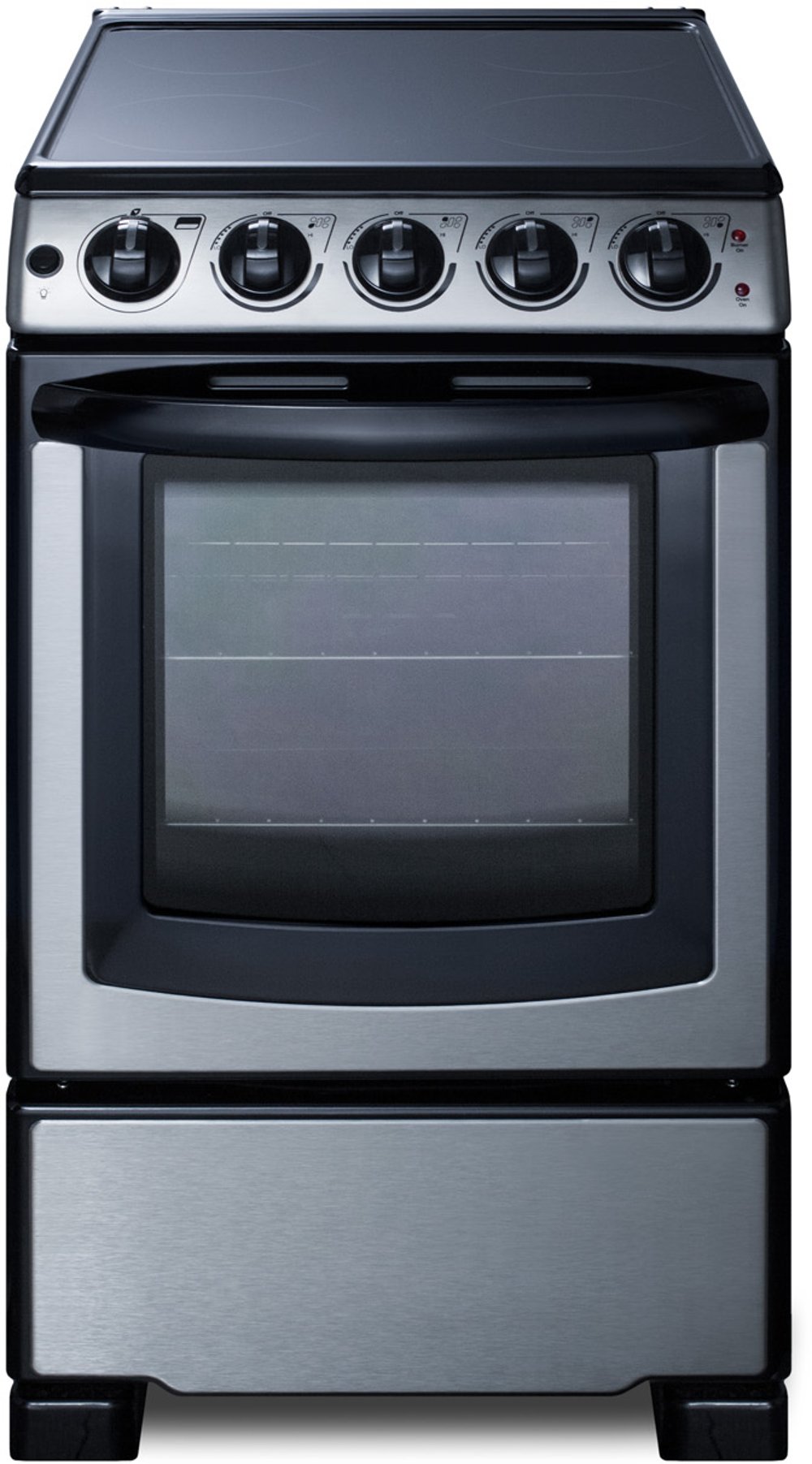 Summit 2.3 cu ft Electric Range - Stainless Steel 20 Inch