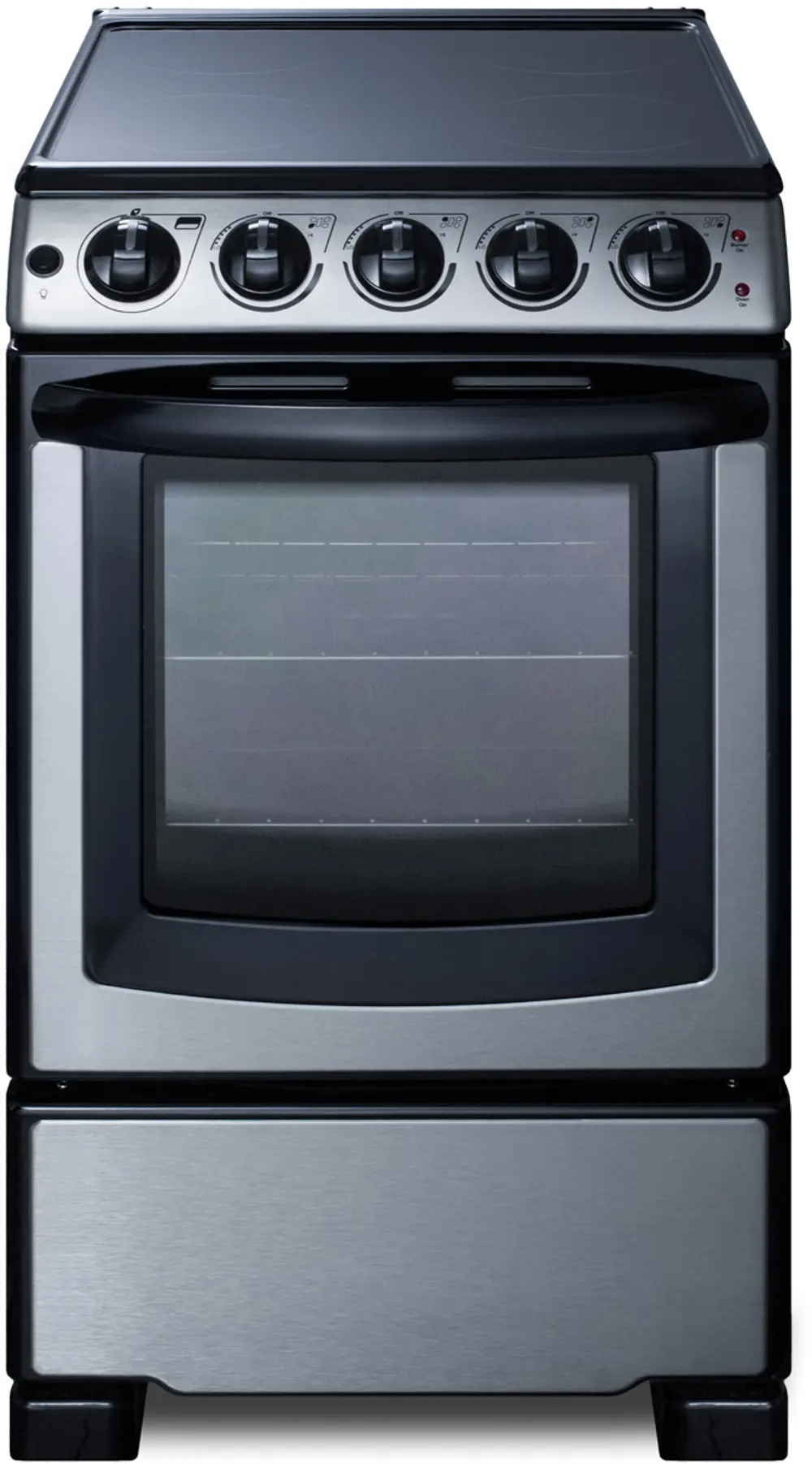 Summit 2.3 cu ft Electric Range - Stainless Steel 20 Inch-1