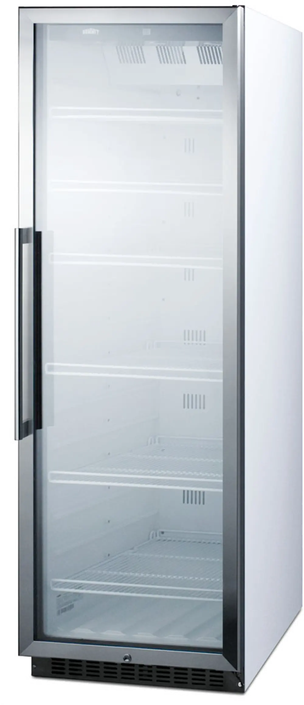 Summit 24 Inch Beverage Center - Stainless Steel and White-1