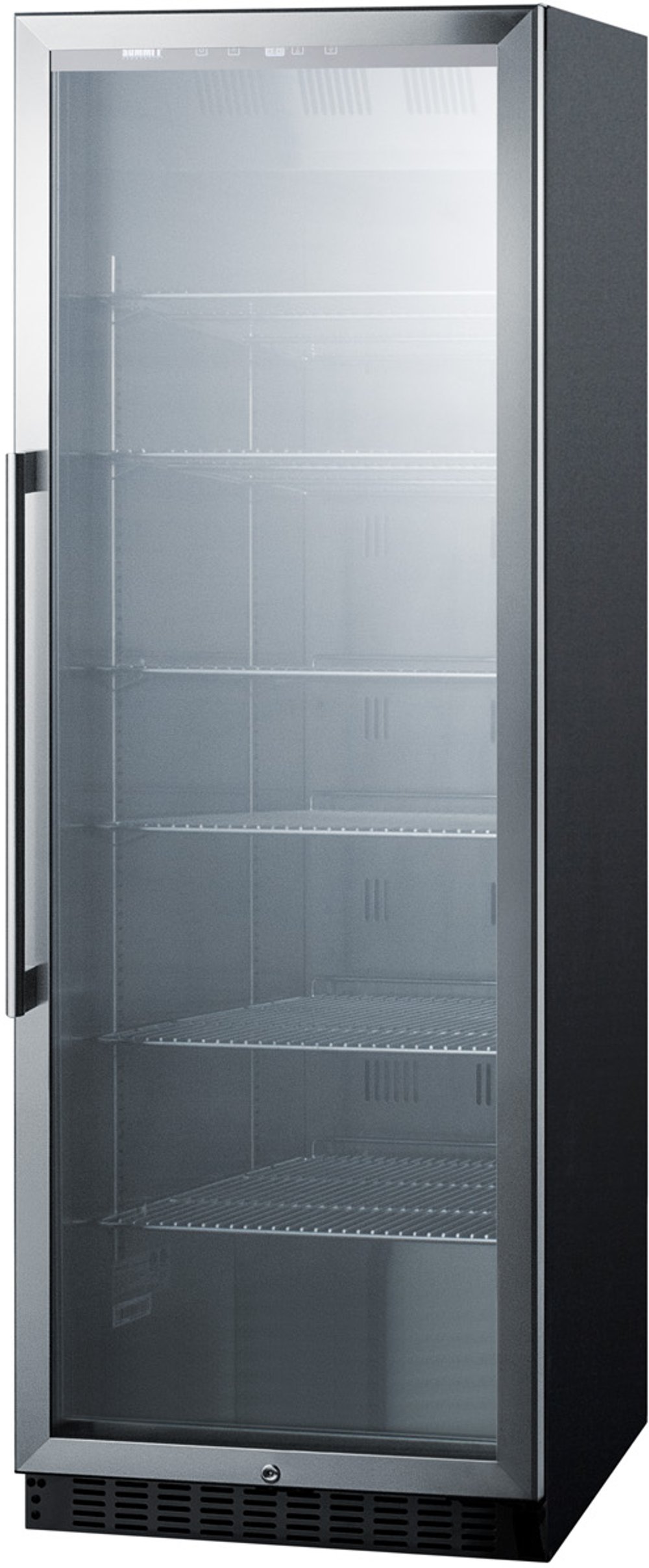 Summit 24 Inch Beverage Center - Stainless Steel and Black