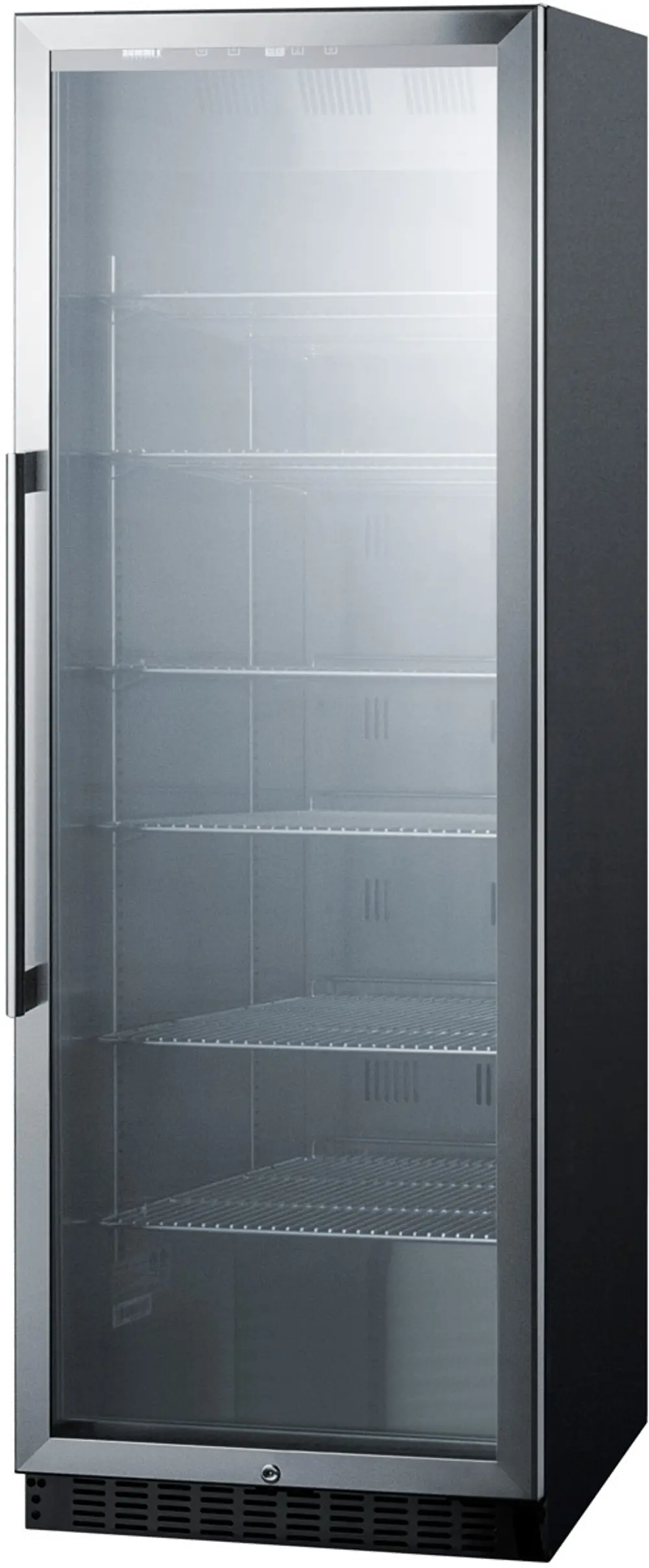 Summit 24 Inch Beverage Center - Stainless Steel and Black-1