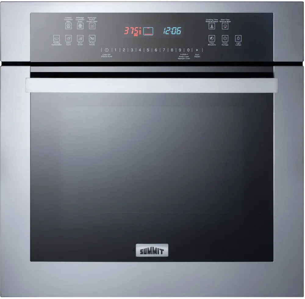 Summit 24  Wide Electric Wall Oven-1