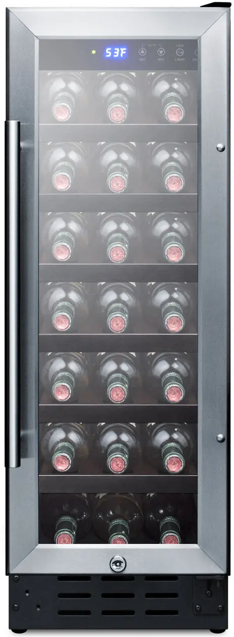 Photos - Wine Cooler Summit Appliance  6" Wide Built-In Wine Cellar SWC007 