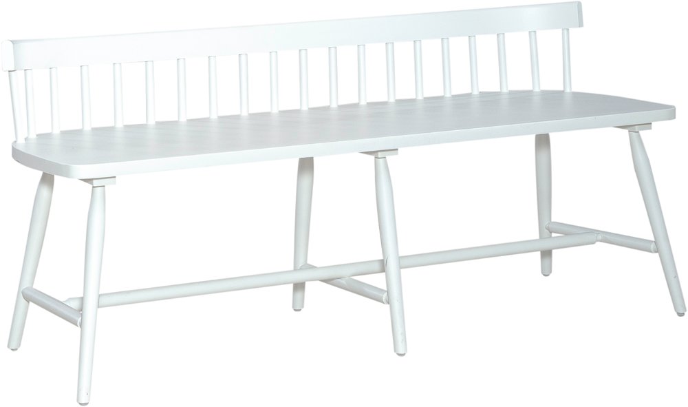 Capeside Cottage White Dining Bench
