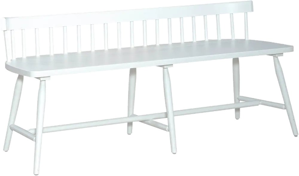 Capeside Cottage White Dining Bench-1