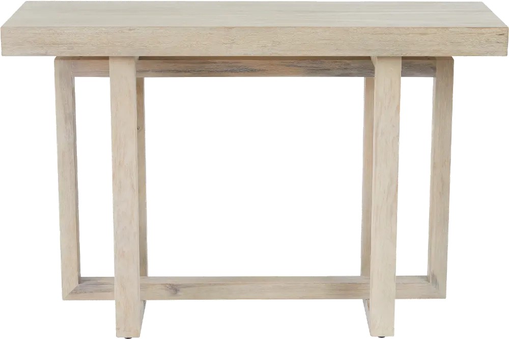 Jalisco White-Washed Sofa Table-1