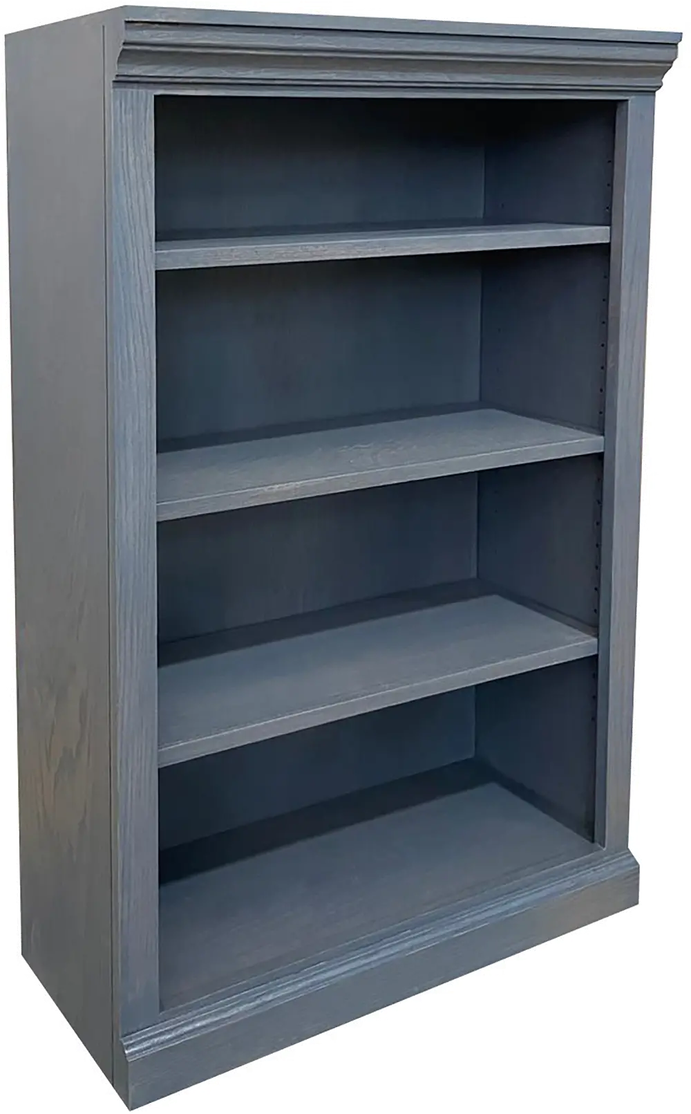 Jackson Gray Wash 48 Inch Bookcase-1
