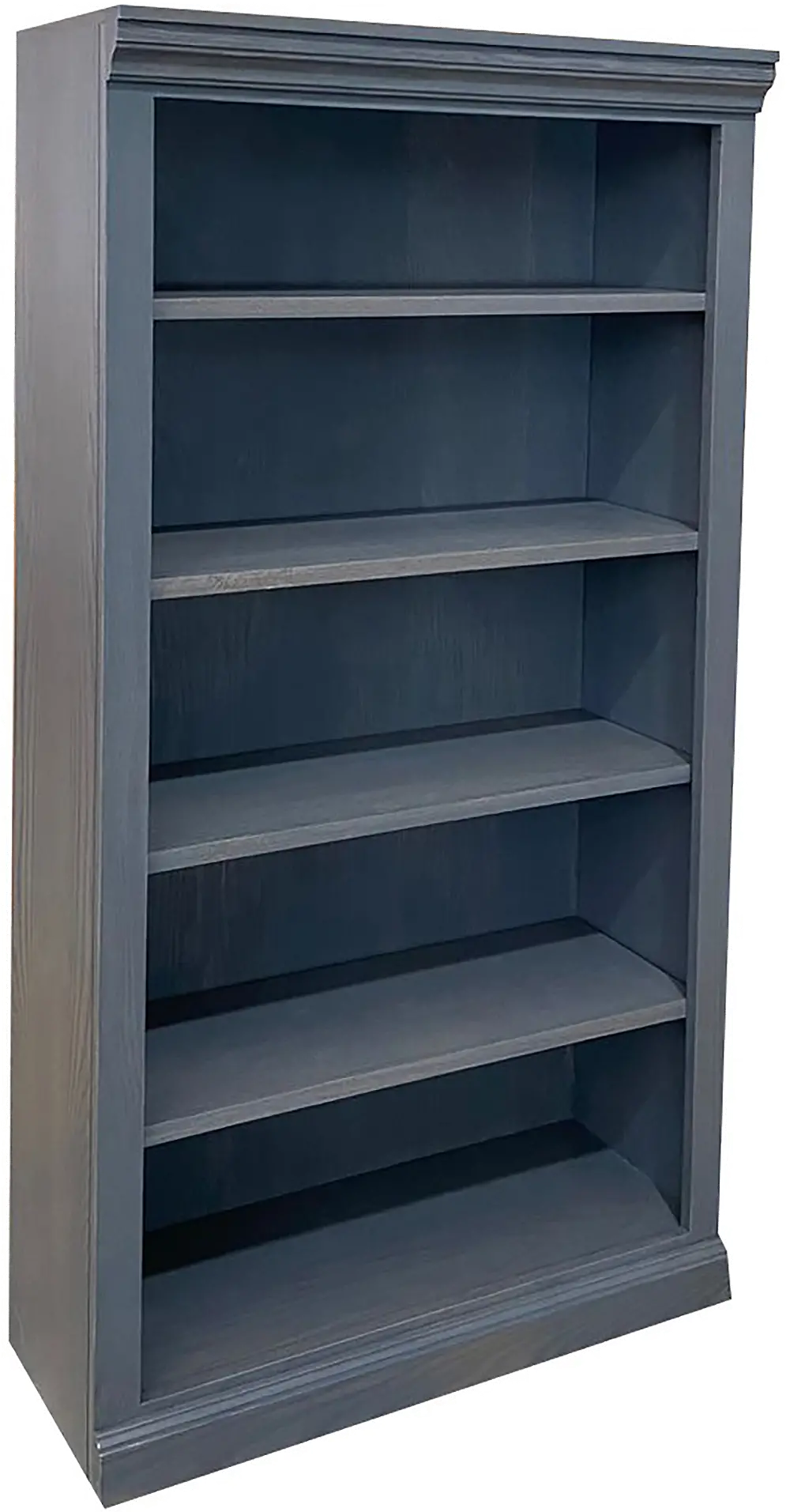 Jackson Gray Wash 60 Inch Bookcase-1