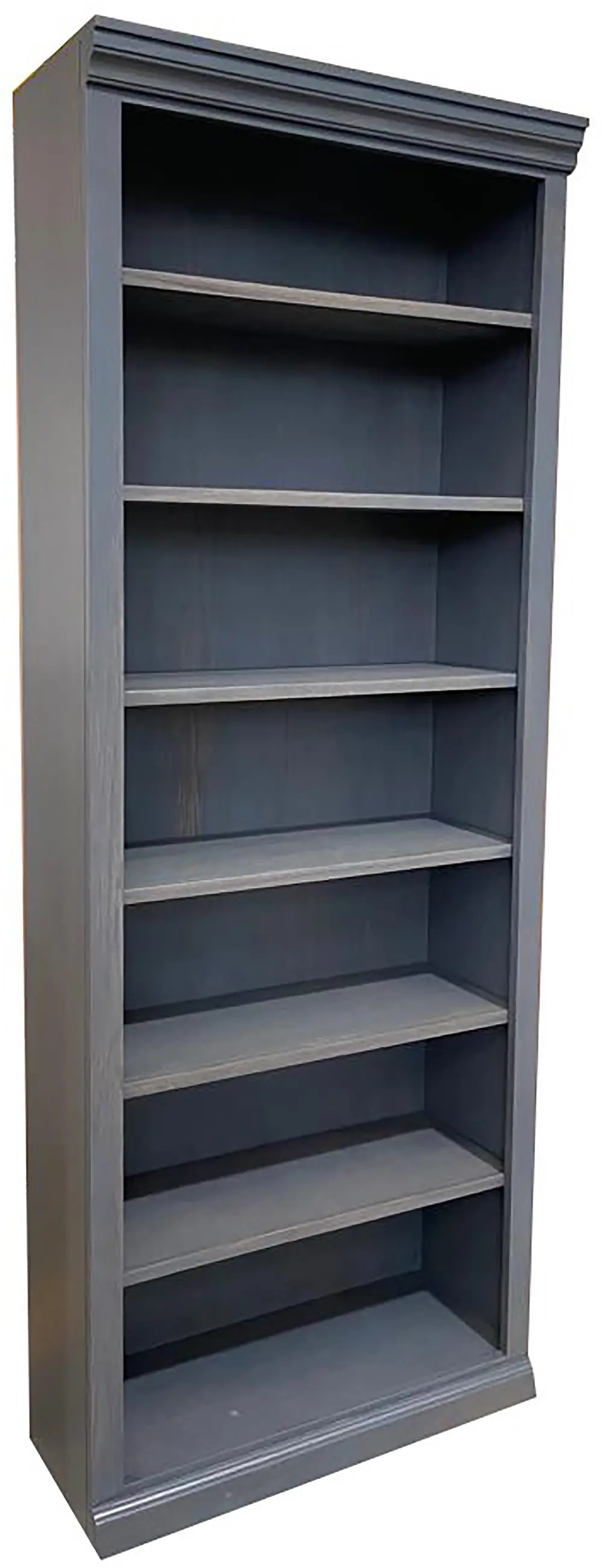 Jackson Gray Wash 84 Inch Bookcase-1