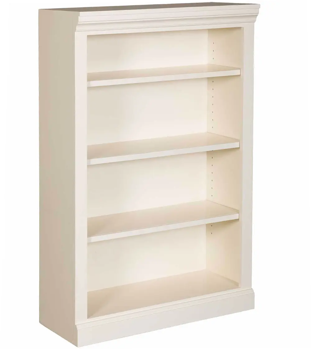Jackson White Wash 48 Inch Bookcase-1