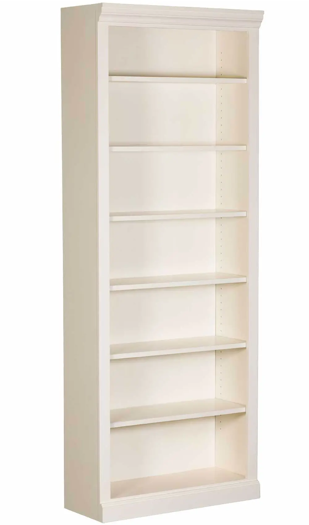 Jackson White Wash 84 Inch Bookcase-1