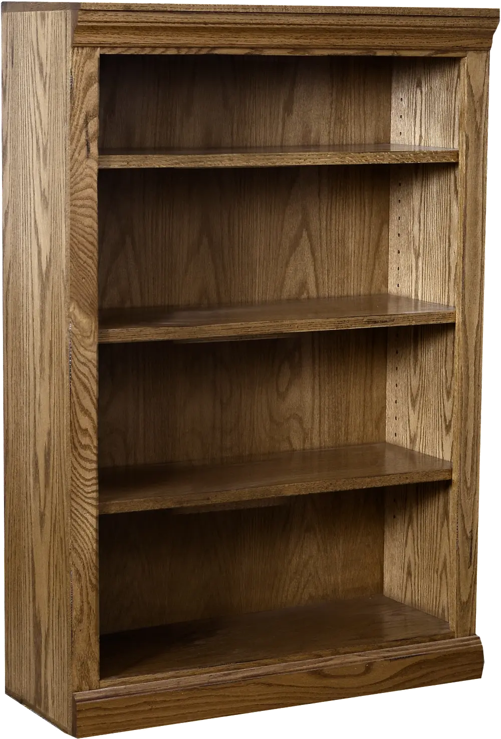 Jackson Rustic Oak 48 Inch Bookcase-1